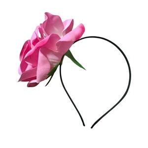 Rose Pink Head Band elegance for Valentine’s Day